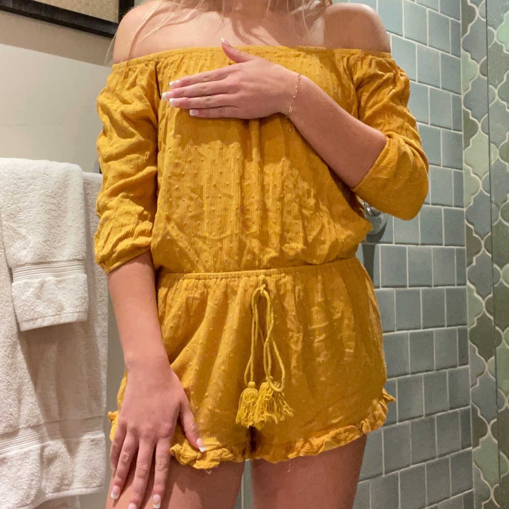 Yellow romper